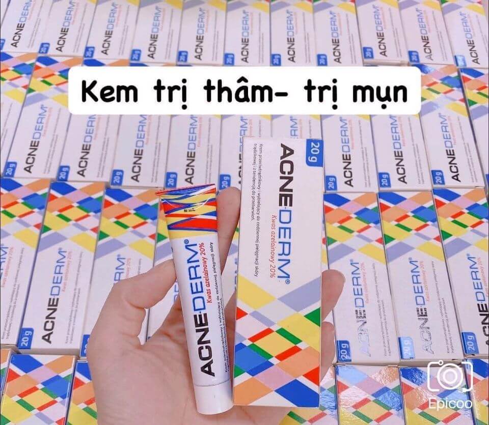 Kem mờ thâm Acnederm có tốt không?