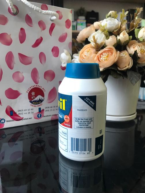 Viên uống giảm đau hạ sốt Advil Ibuprofen 200mg chính hãng mua ở đâu? Giá bao nhiêu?
