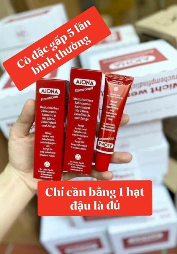 Kem đánh răng Ajona 25ml của Đức