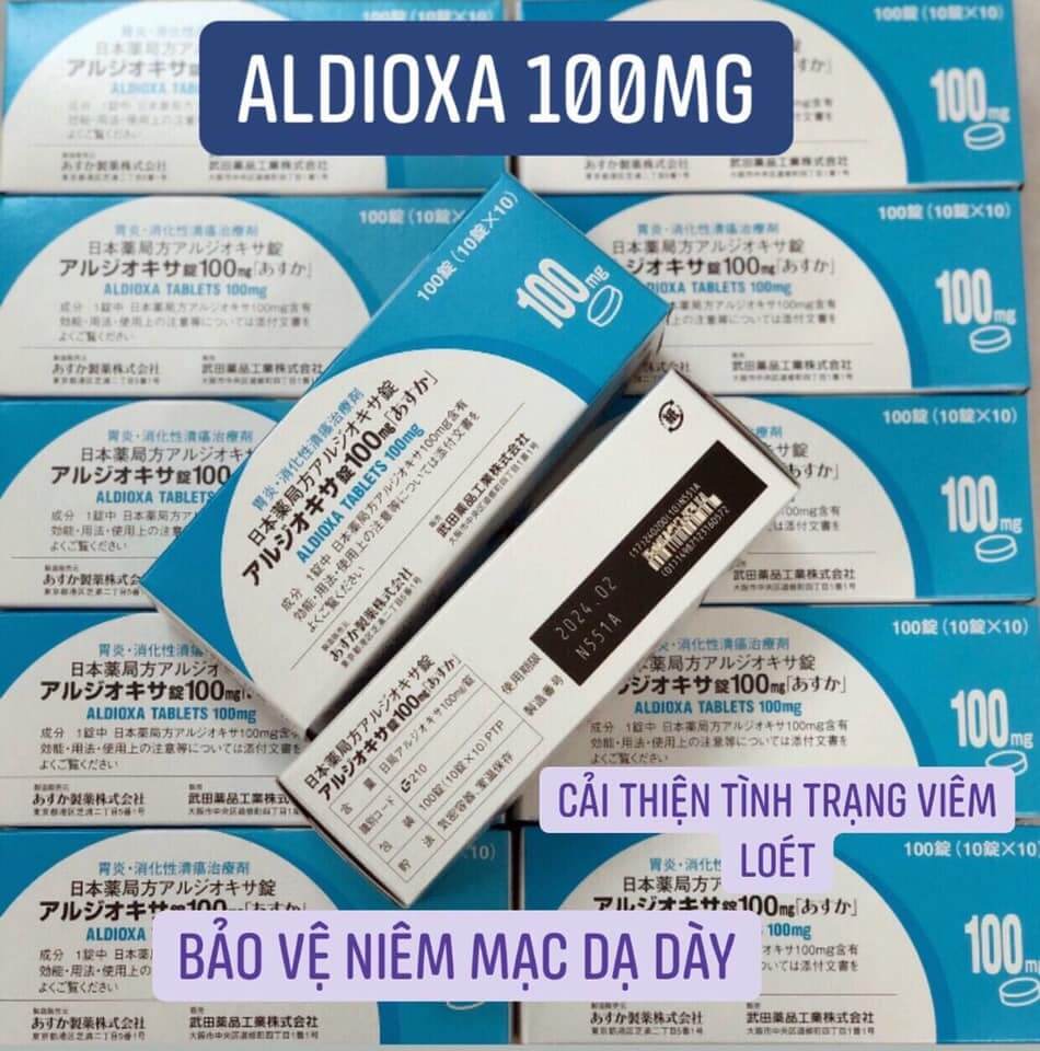 Aldioxa Tablet 100mg Nhật Bản có tốt không?