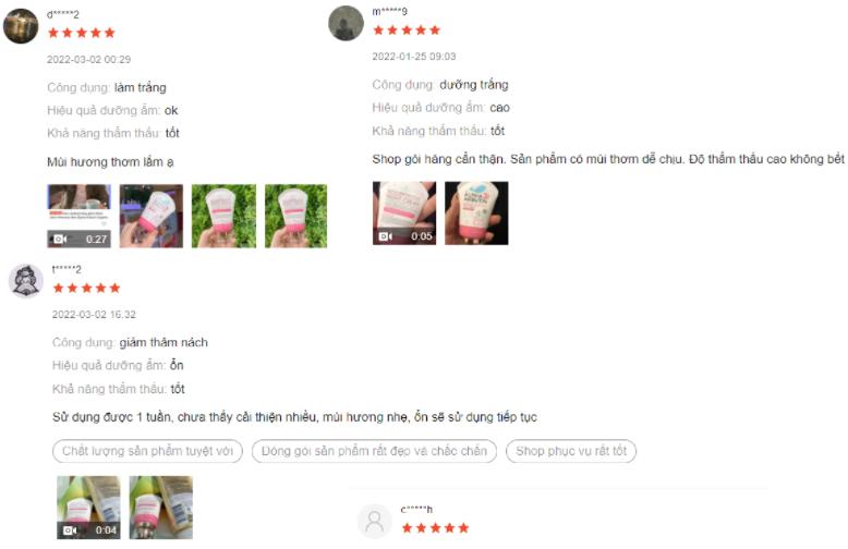 Review kem dưỡng nách Alpha Arbutin