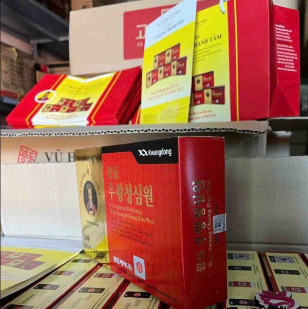 An Cung Ngưu Hoàng Thanh Tâm Kwangdong Hàn Quốc Hộp 10 viên - Hình ảnh 3