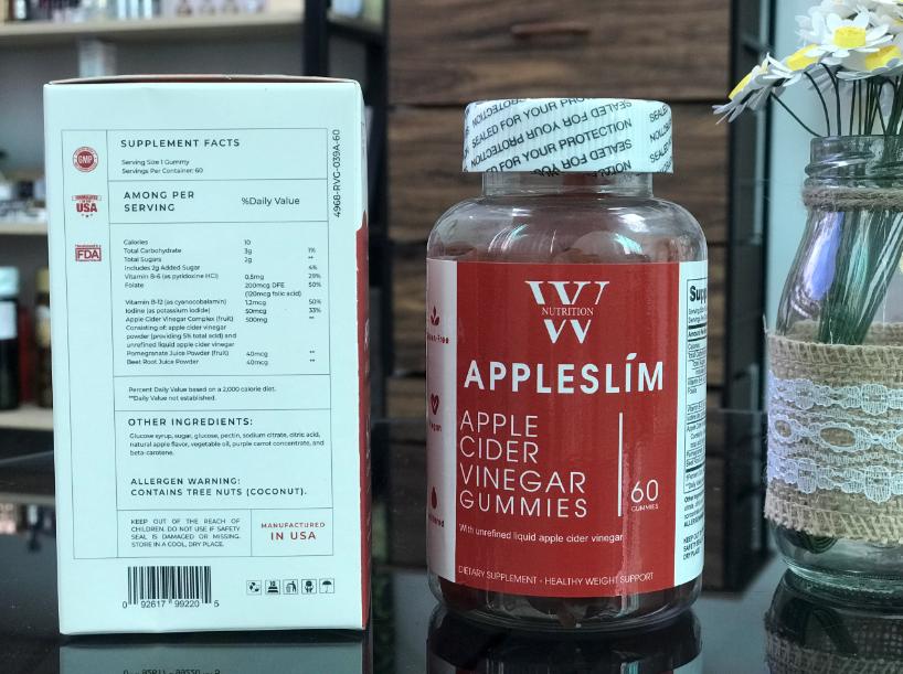 Kẹo giấm táo Apple Slim REVIEW