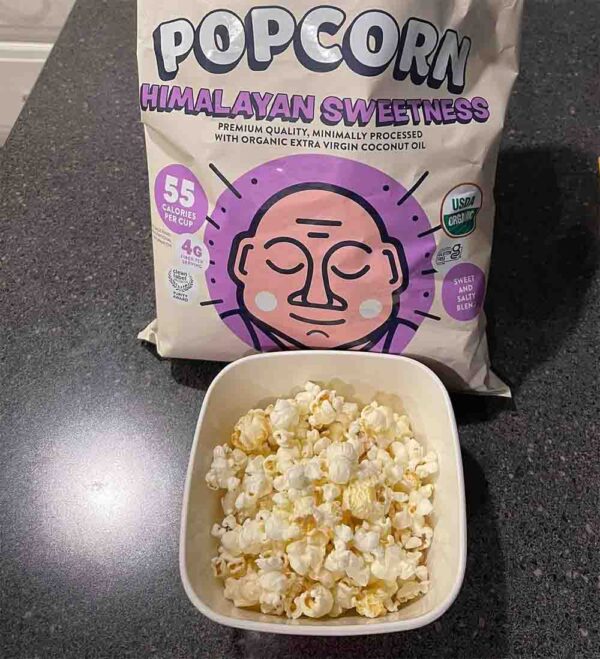 Bắp nổ hữu cơ Lesser Evil Popcorn Himalayan...