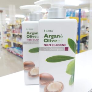 Dầu gội Beaua Argan & Olive Oil Non Silico...