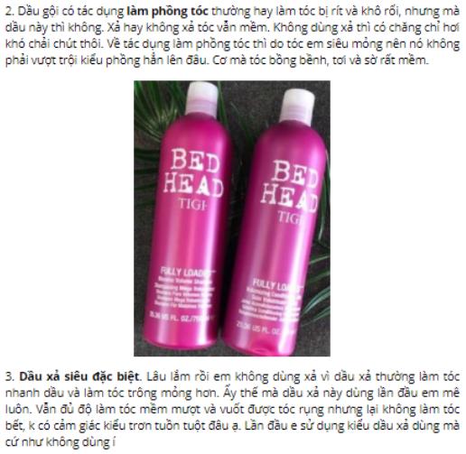 REVIEW Tigi màu tím của khách hàng