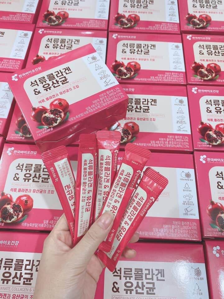 Công dụng của Collagen lựu Hàn Quốc Bio Cell