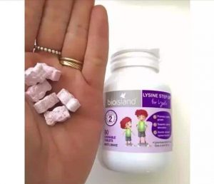 Thành phần của Bio Island Lysine Step Up For Youth 60 viên 