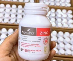 Viên nhai bổ sung kẽm Bio Island Zinc có tốt không?