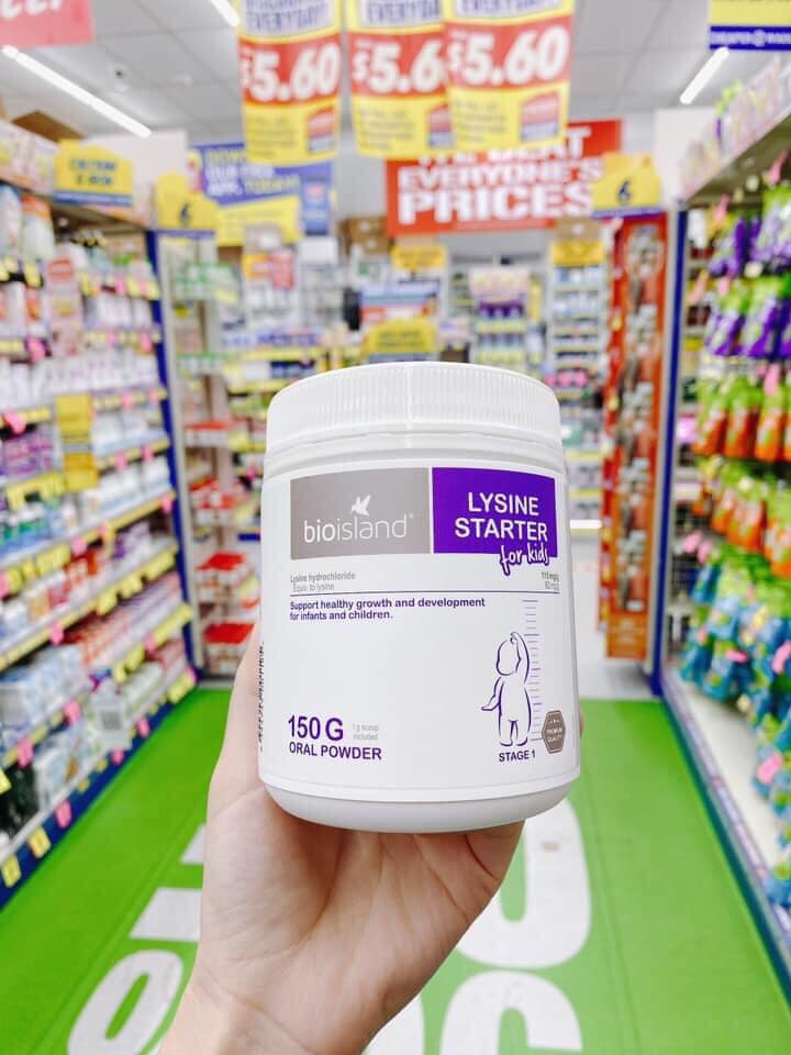 Bột Lysine Úc dành cho trẻ dưới 6 tuổi