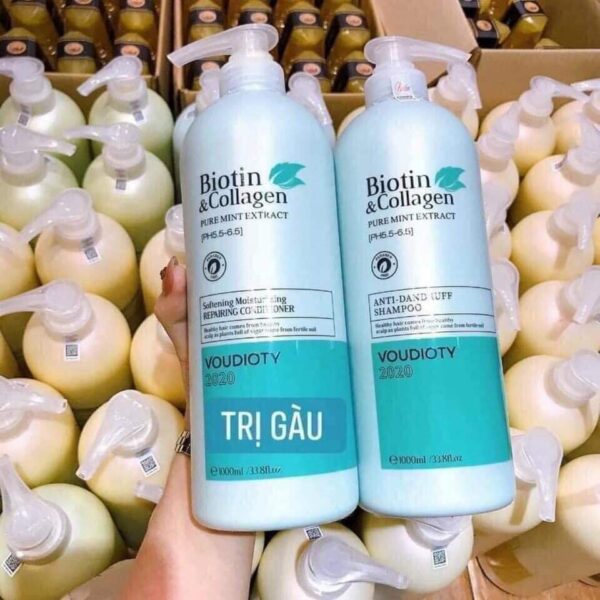 Bộ Dầu gội Biotin & Collagen Pasiori Vo...