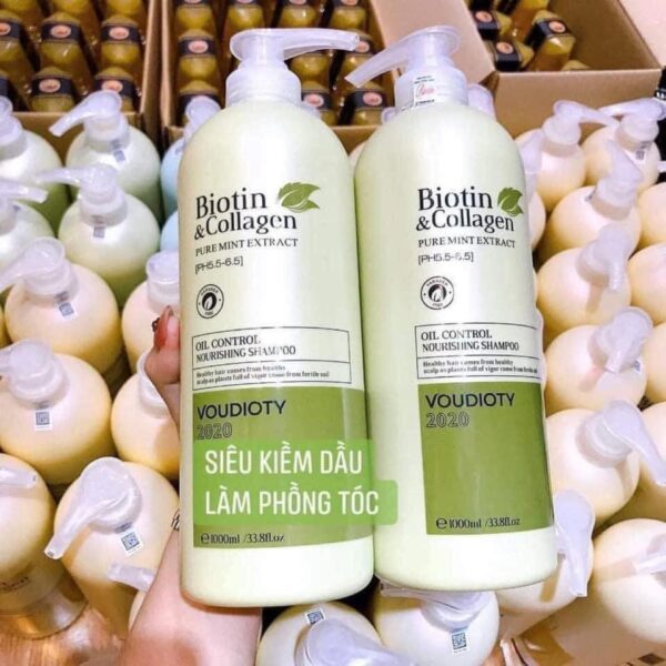 Bộ Dầu gội Biotin & Collagen Pasiori Vo...