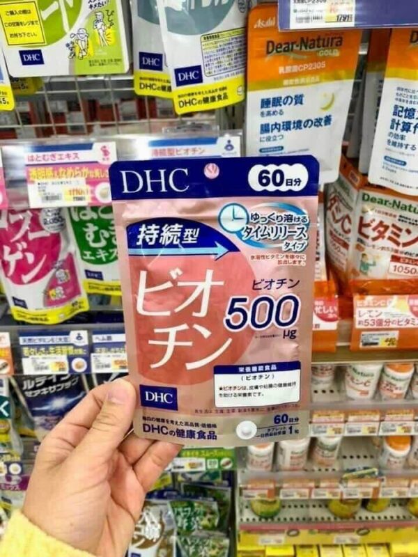 Viên uống hỗ trợ mọc tóc Biotin DHC Sust...