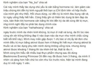 REVIEW tinh dầu hoa anh thảo Blackmores Webtretho