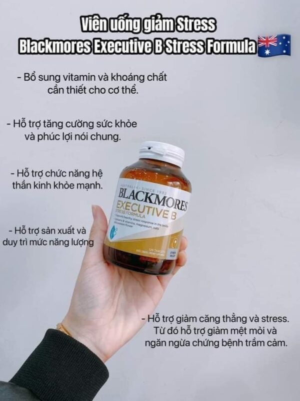 Viên uống hỗ trợ giảm Stress Blackmores E...