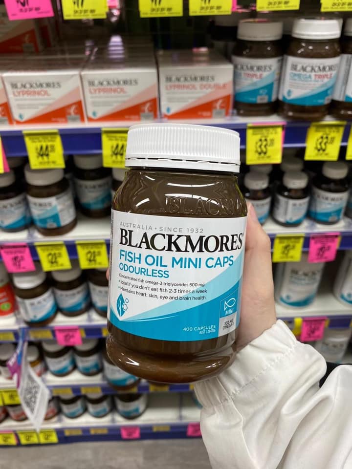 Blackmores Fish Oil 1000mg có mấy loại?
