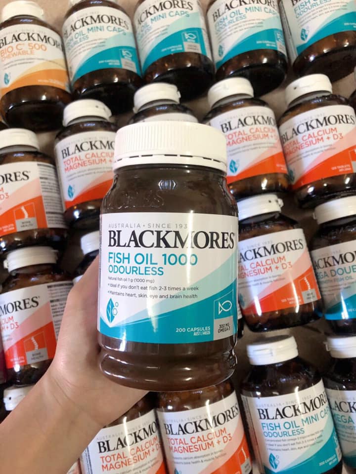 Blackmores Fish Oil 1000mg có mấy loại?