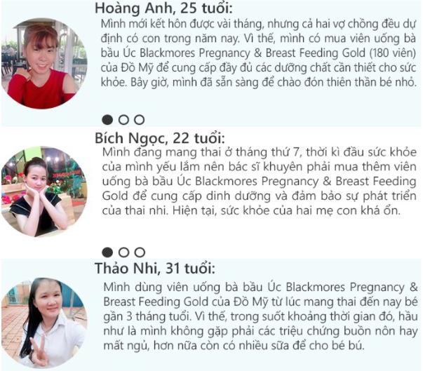 REVIEW Blackmores bầu