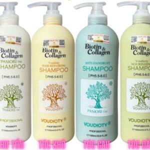 Bộ Dầu gội Biotin & Collagen Pasiori Vo...