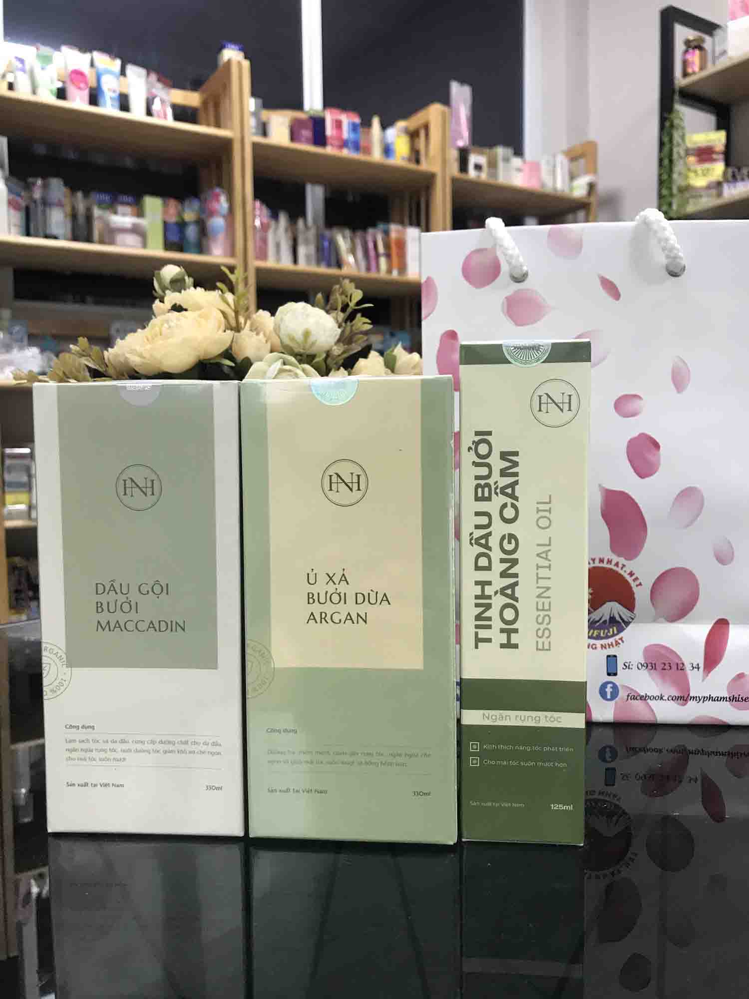 Bộ dầu gội bưởi Nga Hoàng