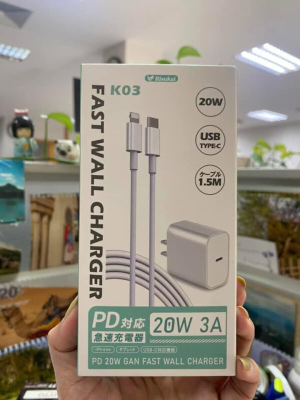 Bộ sạc nhanh Risukai Fast Wall Charger Nhật ...
