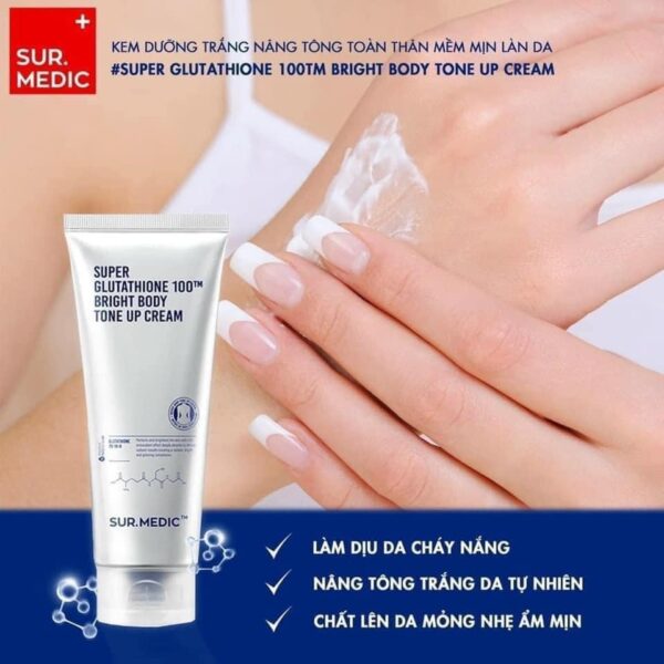 Kem Body Sur Medic Super Glutathione 100 Bright Bo...