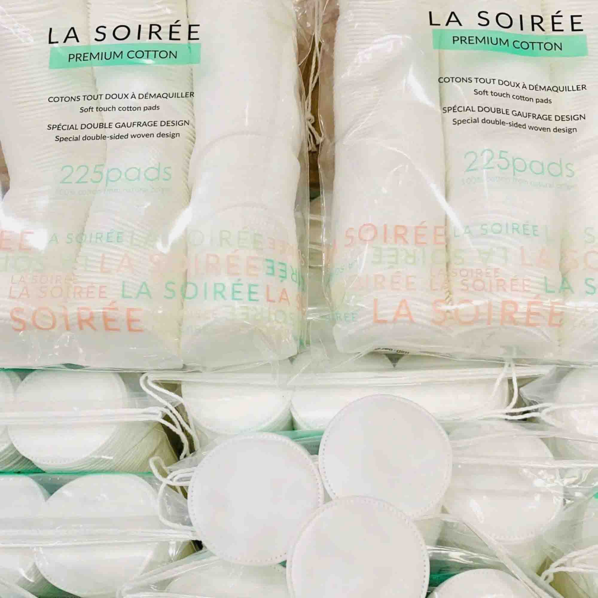 Bông tẩy trang La Soirée 100% Cotton