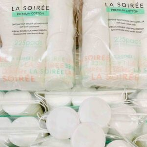 Bông tẩy trang La Soirée 100% Cotton Việt Na...