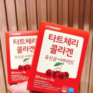 Bột Collagen Cherry TheSem Hàn Quốc 30 gói