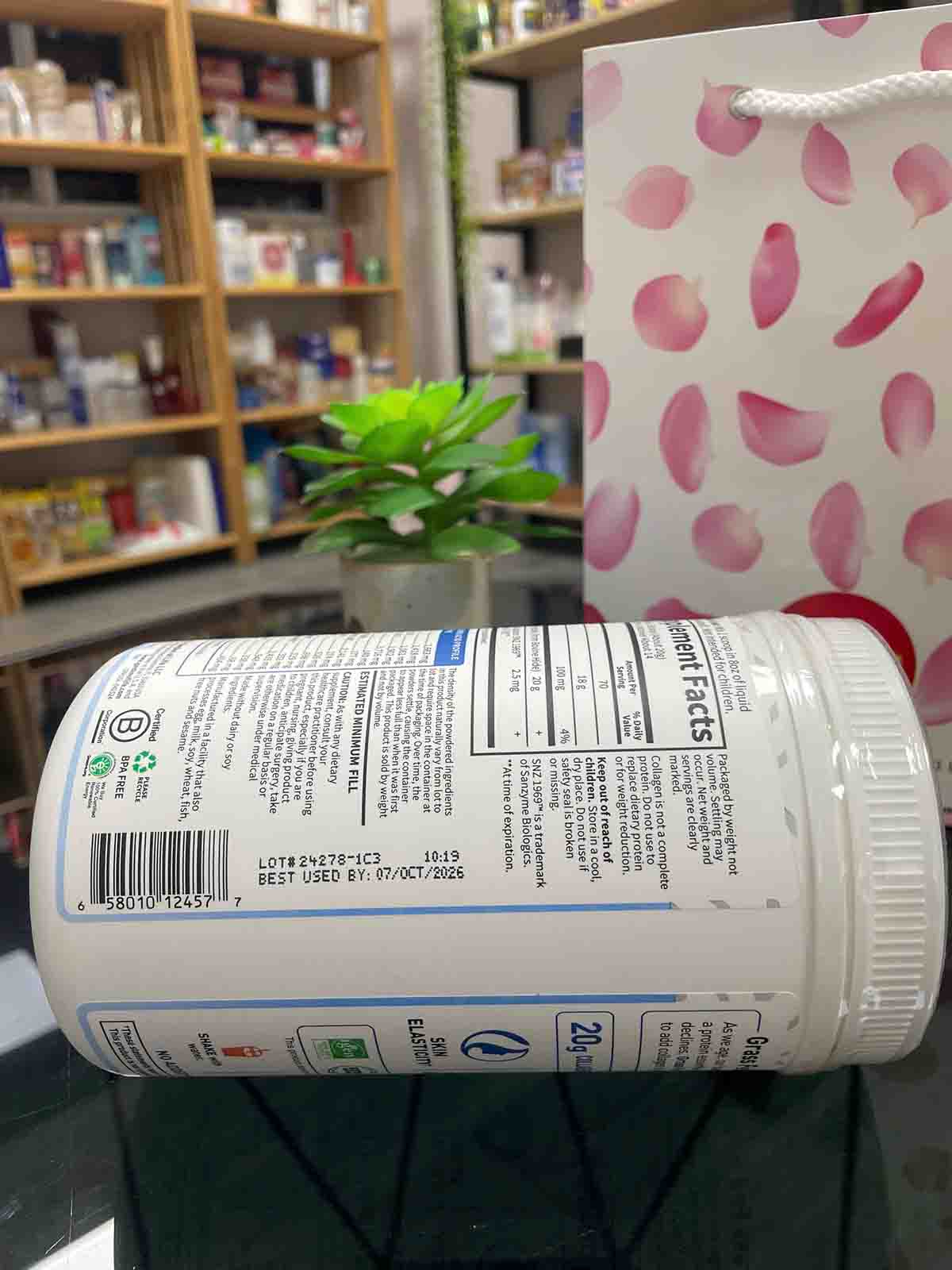 Bột Garden Of Life Grass Fed Collagen Peptides Mỹ