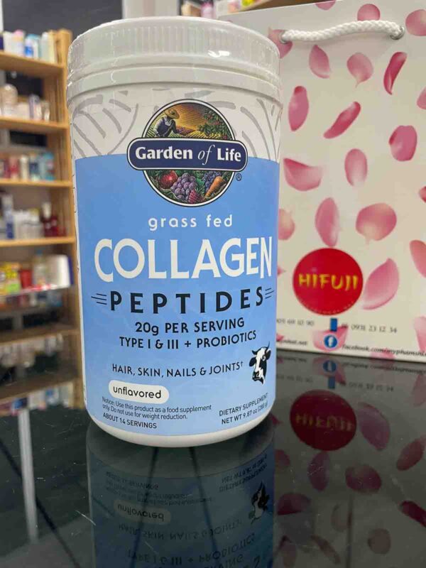 Bột Garden Of Life Grass Fed Collagen Peptides M...