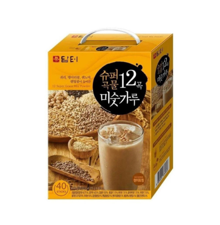 Bột ngũ cốc 12 loại hạt Damtuh Hàn Quốc Hộp 40 gói