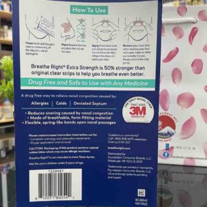 Breathe Right – Miếng Dán Hỗ Trợ Ngá...