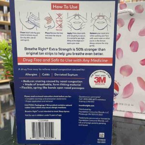 Breathe Right – Miếng Dán Hỗ Trợ Ngá...