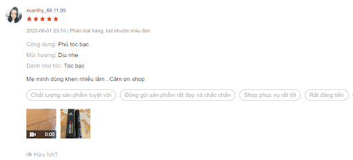 Review Bút nhuộm tóc màu nâu TO - PLAN Nhật Bản