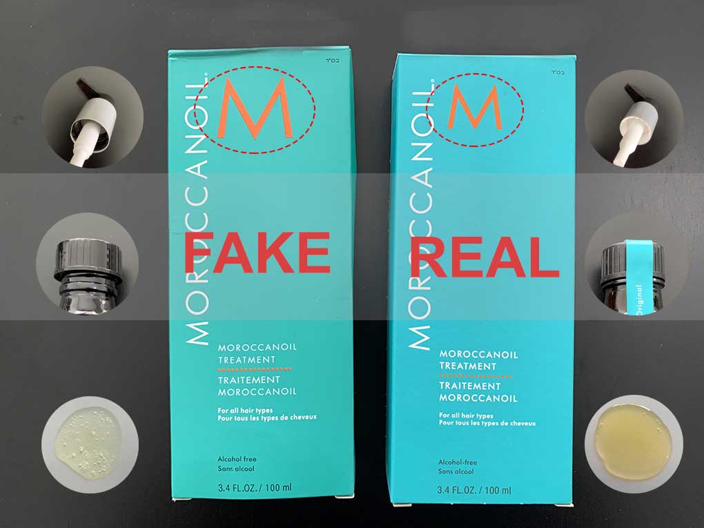 Cách phân biệt tinh dầu dưỡng tóc Moroccanoil thật giả