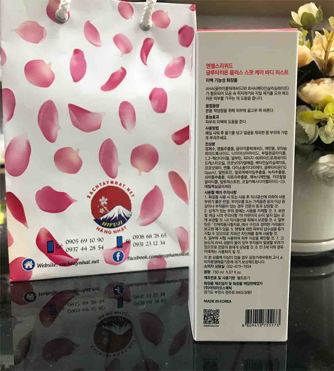 Cách sử dụng Angel Liquid trị mụn lưng 