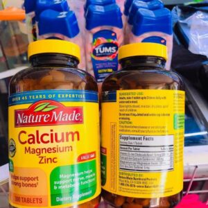 Viên Uống Nature Made Calcium Magnesium Zinc Wi...