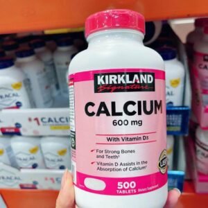 Viên uống Canxi Kirkland Calcium 600mg + D3