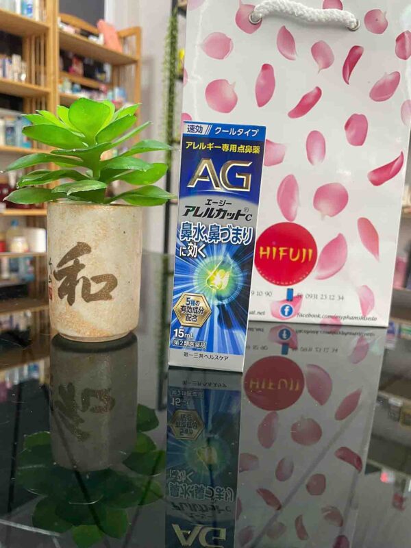 Chai xịt mũi AG Nhật hỗ trợ viêm xoang c...