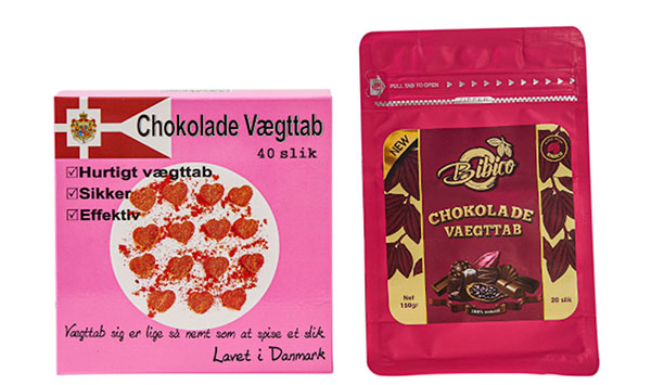 Chokolade giảm béo Đan Mạch mẫu cũ
