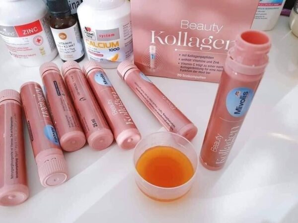 Nước uống Collagen Mivolis Beauty Kollagen của Đức - Hình ảnh 3