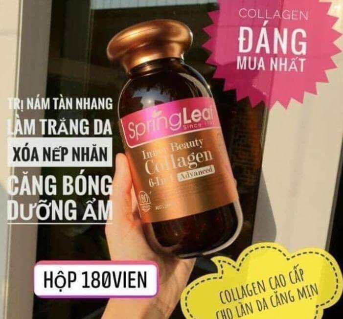 Công dụng viên uống collagen Spring Leaf Inner Beauty 6 in 1