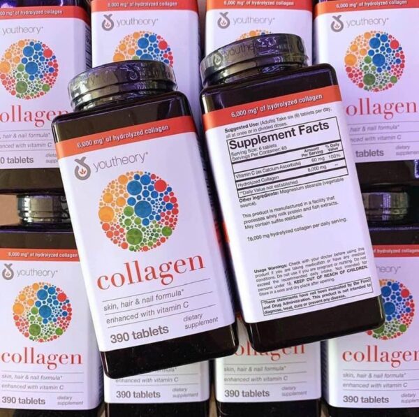 Collagen Youtheory 1 2 & 3 Của Mỹ 390 viê...