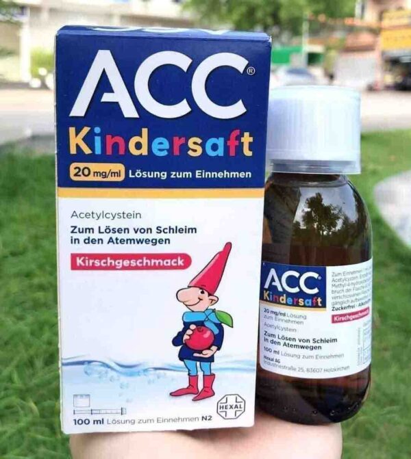 Siro Hỗ Trợ Ho ACC Kindersaft Đức Dạng Si...