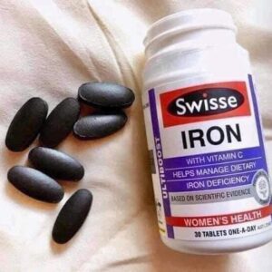 Viên Uống Bổ Sung Sắt Swisse Iron Úc 60 Vi...