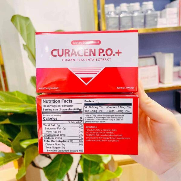 Viên uống nhau thai Curacen PO Human Placenta E...