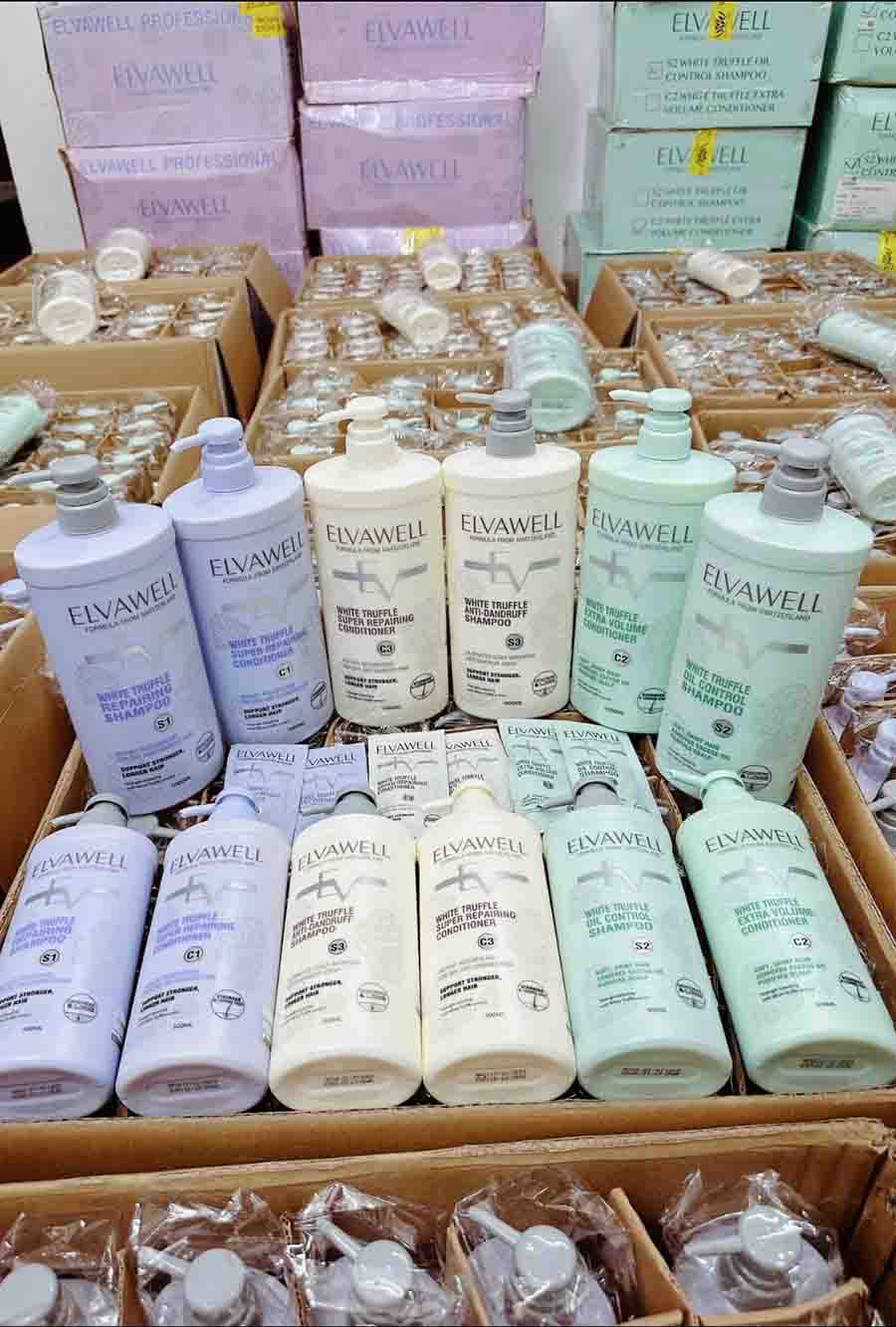 DẦU GỘI TRỊ GÀU ELVAWELL S3