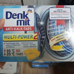 Viên tẩy máy giặt Denkmit Đức hộp 60 vi...