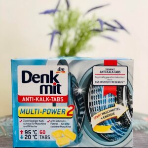 Viên tẩy máy giặt Denkmit Đức hộp 60 vi...